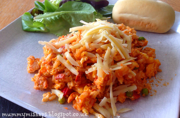 Spanish-style egg fried rice