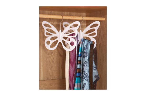 Cheap storage solutions House of Bath butterfly scarf belt hanger Cheap storage solutions House of Bath butterfly scarf belt hanger