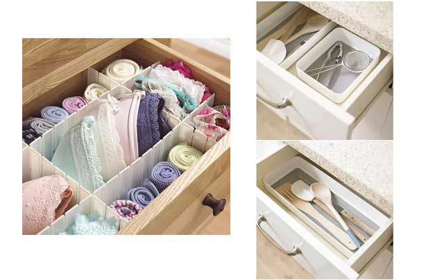 Cheap storage solutions Lakeland drawer dividers organisers Cheap storage solutions Lakeland drawer dividers organisers