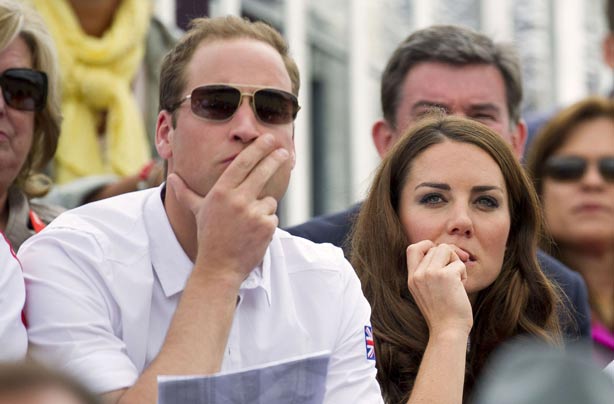 Prince William and Kate Middleton biting her nails Prince William and Kate Middleton biting her nails
