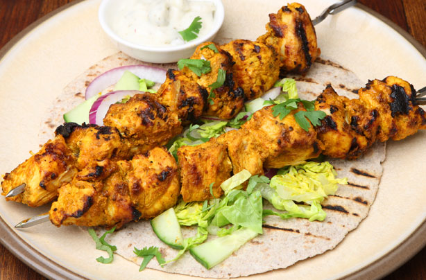 Chicken tikka wraps
