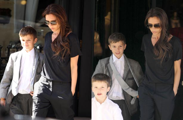 Romeo and Victoria Beckham Romeo and Victoria Beckham