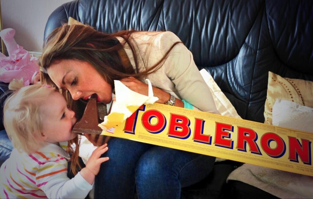 Michelle Heaton with her daughter Faith