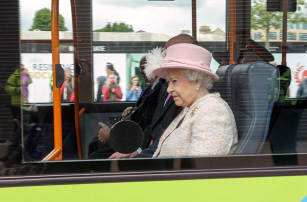 Queen on the bus
