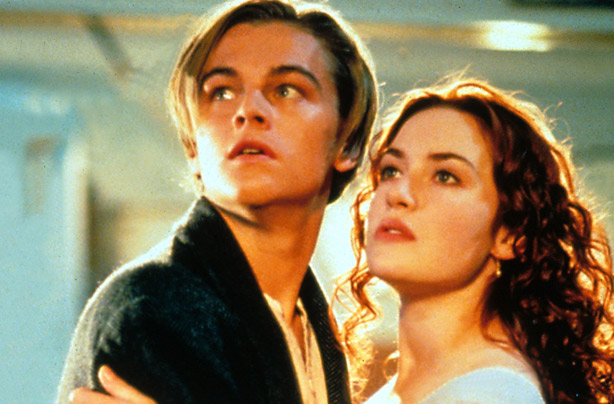 Leonardo Di Caprio and Kate Winslet Titanic 1997 Leonardo Di Caprio and Kate Winslet Titanic 1997