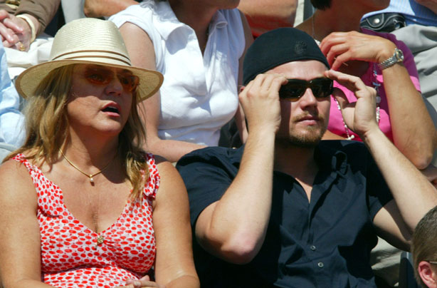 Leonardo Di Caprio and his mum Leonardo Di Caprio and his mum