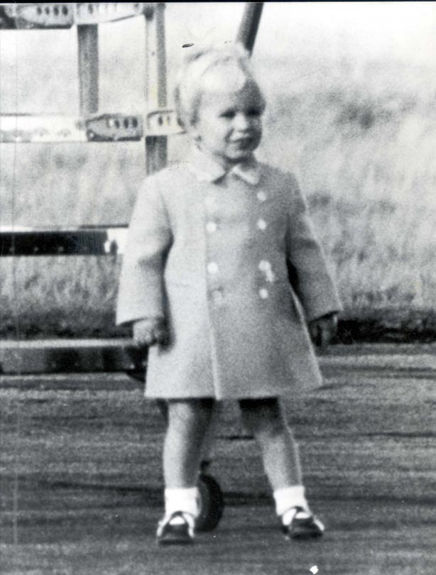 Peter Phillips as a baby Peter Phillips as a baby