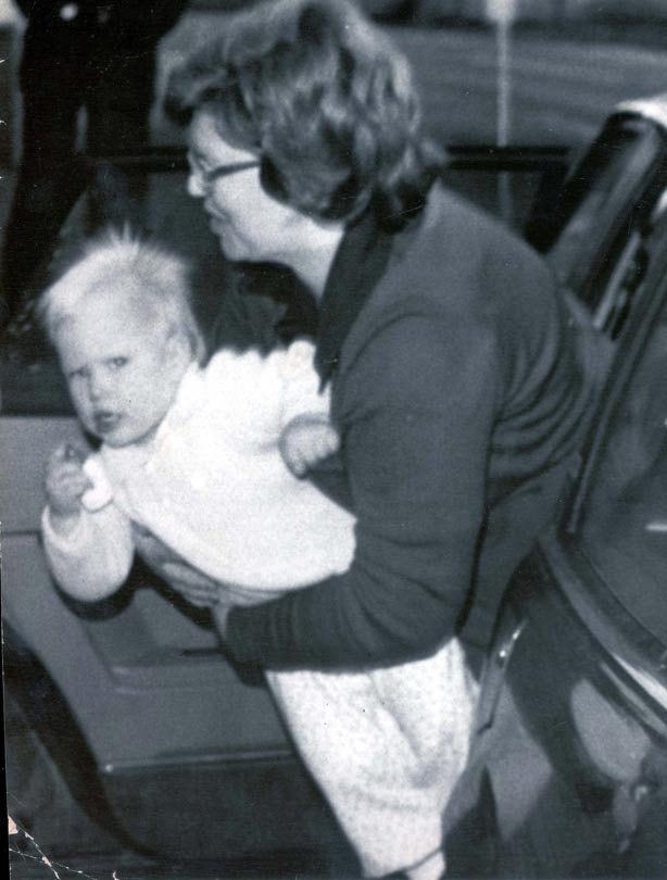 Zara Phillips as a baby Zara Phillips as a baby