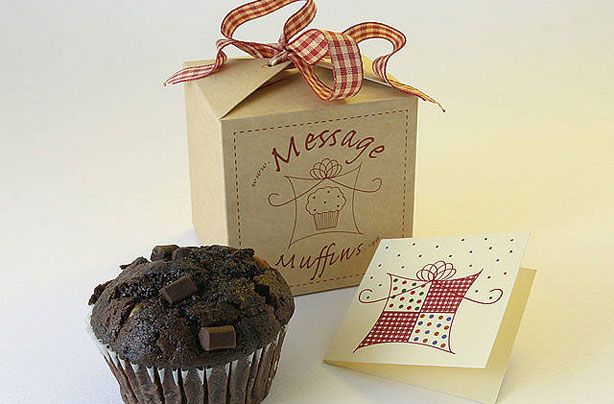 Muffin message gift box Muffin message gift box