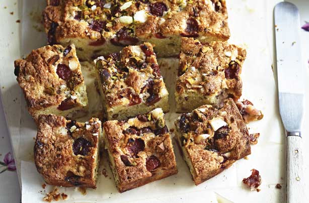 Cherry and pistachio bake Cherry and pistachio bake