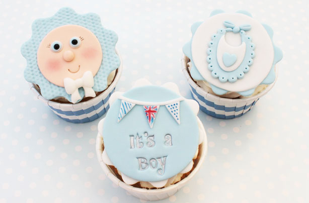 Baby boy cupcakes Baby boy cupcakes
