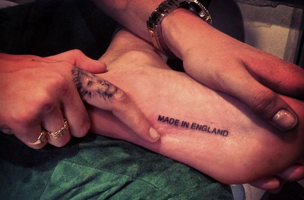 cara-delivengne made in england tattoo cara-delivengne made in england tattoo