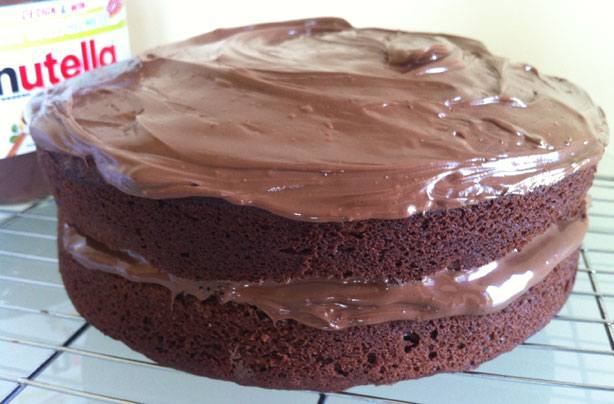 Nutella chocolate cake Nutella chocolate cake