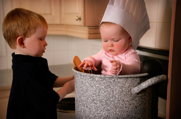 Cooking with kids under 3 year olds