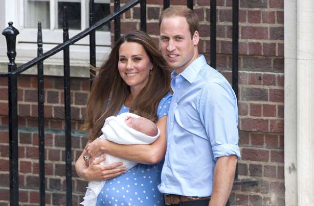 First pics! Meet the Prince of Cambridge!