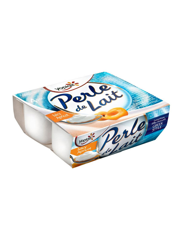 Yoplait Perle de Lait Greek Style Apricot Yogurt Yoplait Perle de Lait Greek Style Apricot Yogurt