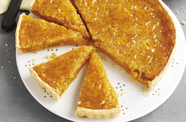 Treacle and lemon tart