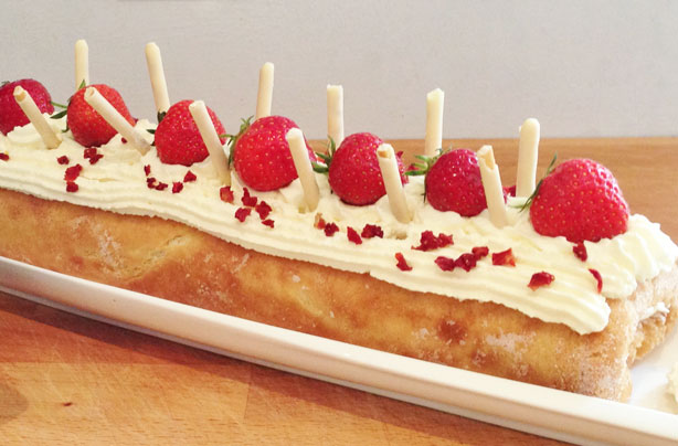 Strawberry roulade Strawberry roulade