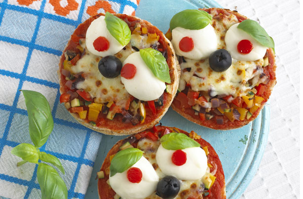 Annabel Karmel's English muffin pizzas
