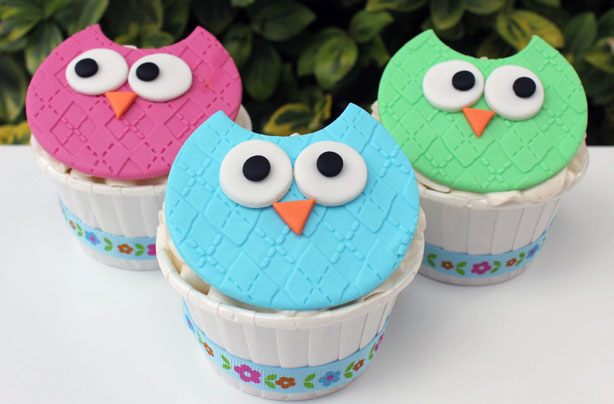 Owl cupcakes 