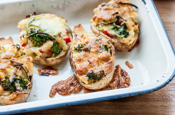Matthew Tomkinson's bacon stuffed spuds Matthew Tomkinson's bacon stuffed spuds