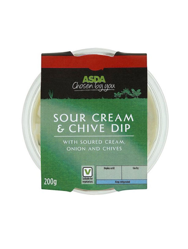 Asda Chosen By You Sour Cream & Chive Dip Asda Chosen By You Sour Cream & Chive Dip