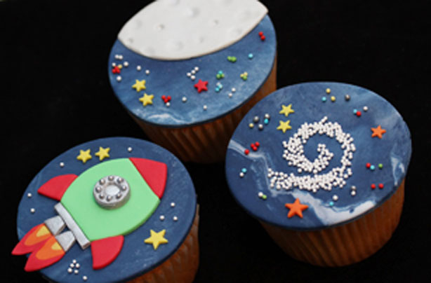 Space cupcakes Space cupcakes
