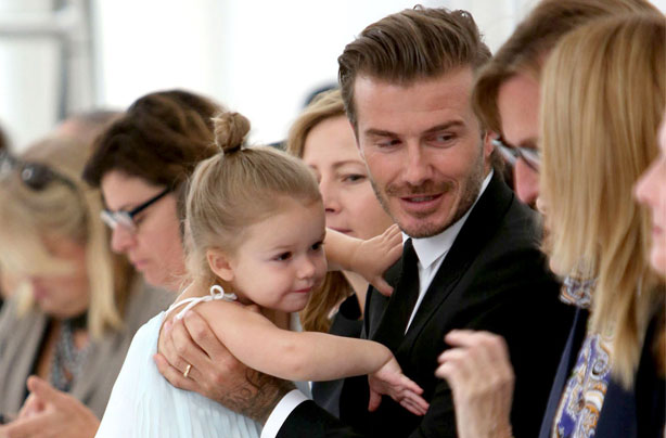 Harper Beckham and David Beckham Harper Beckham and David Beckham