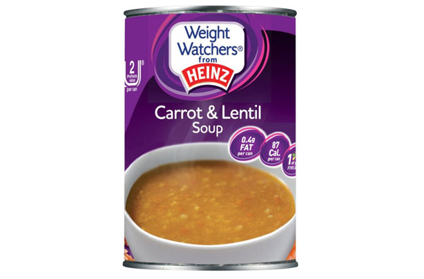 Weight Watchers from Heinz Carrot & Lentil Soup Weight Watchers from Heinz Carrot & Lentil Soup