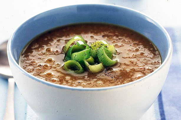 Carrot and leek soup