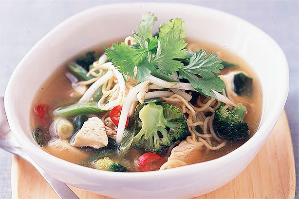 Spicy chicken noodle broth Spicy chicken noodle broth