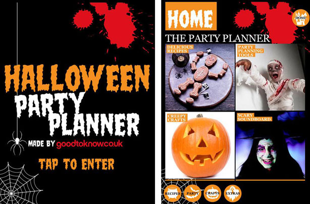 Download goodtoknow's Halloween party planner app for just £1.99