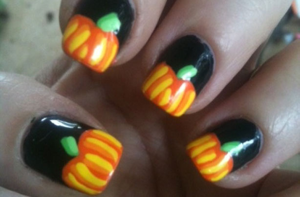 Pumpkin Halloween nails Pumpkin Halloween nails
