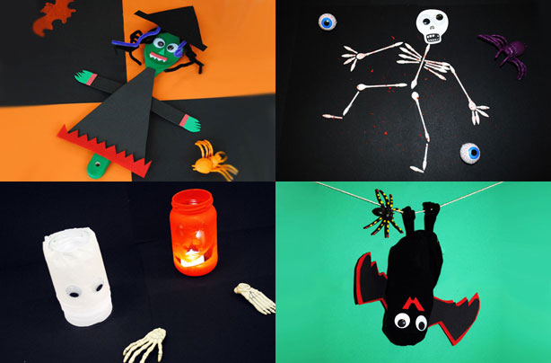 Halloween decorations and crafts to make with the kids