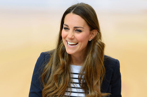 Kate Middleton's tum is flat as a pancake!
