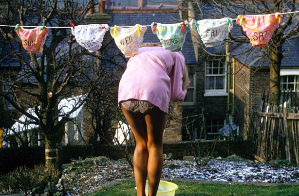 Knickers on the washing line Knickers on the washing line