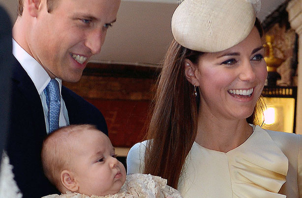 Prince William, Kate Middleton and Prince George
