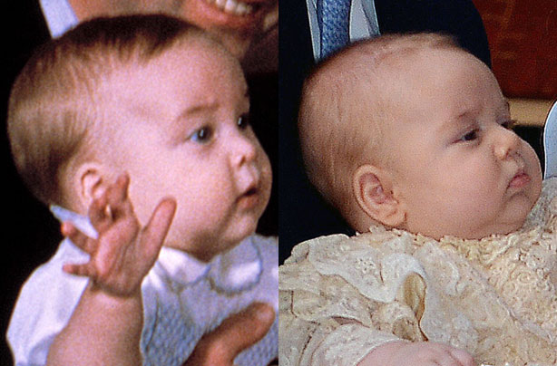The royals as babies