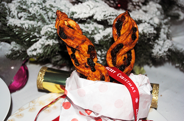 Mince pie twists