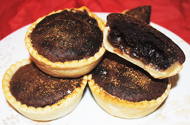 Chocolate orange brownie mince pies