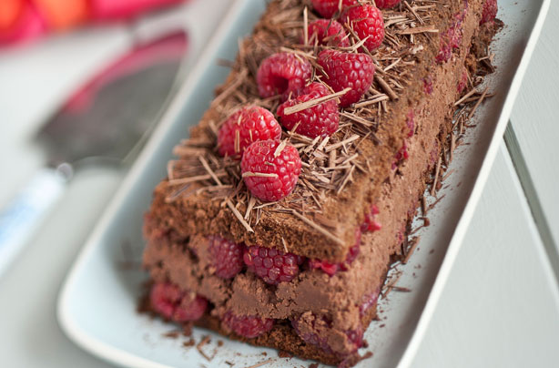 Chocolate raspberry terrine Chocolate raspberry terrine
