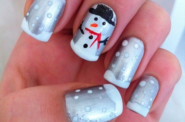 Silver snowman Silver snowman