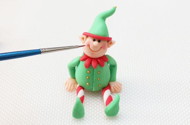 Elf cake decoration Elf cake decoration