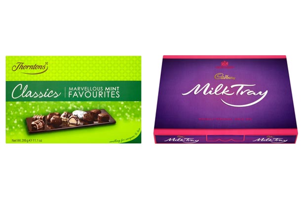 Tesco chocolate boxes Tesco chocolate boxes