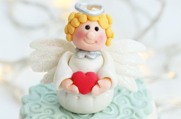 Angel cake decorations Angel cake decorations