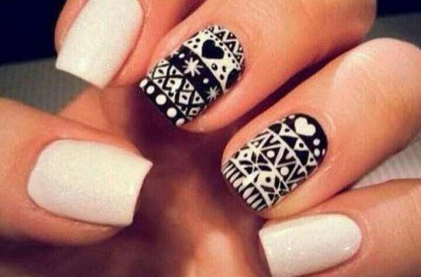Christmas nail art Christmas nail art