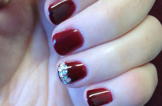 Christmas nail art Christmas nail art