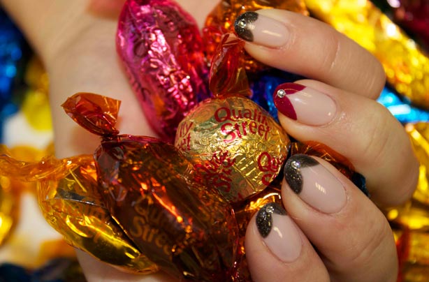 Christmas nail art Christmas nail art