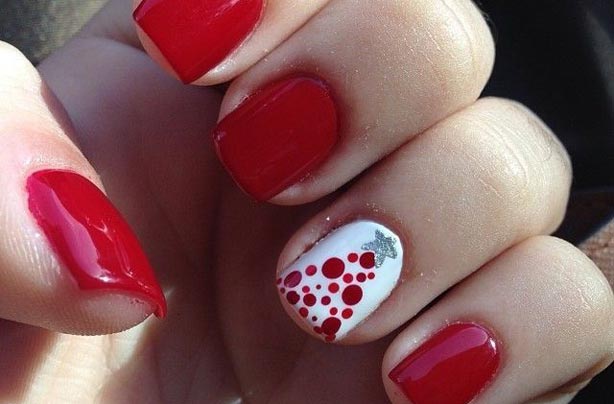 Christmas nail art Christmas nail art