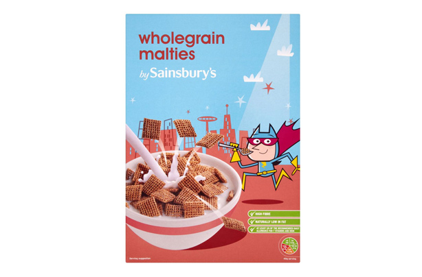 Sainsbury's wholegrain malties kids' cereals Sainsbury's wholegrain malties kids' cereals